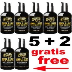 5 + 2 PUSH Anal Lube Silikon Gold Edition 250 Ml