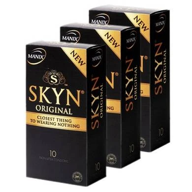 Manix SKYN Original - 10 Latexfreie Kondome Aus Polyisoprene (3x 10 St.) 3 Manix SKYN Original - 10 Latexfreie Kondome Aus Polyisoprene (3x 10 St.)
