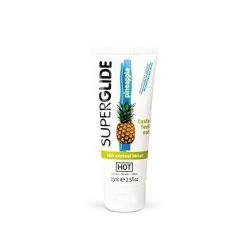 HOT Superglide Edible Lubricant Waterbased - PINEAPPLE. 75 Ml