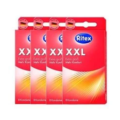 32 (4 X 8er) Ritex XXL Kondome - Extra Große Condome