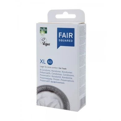 Fair Squared XL 60: Kondome, 8er Pack 3 Fair Squared XL 60: Kondome, 8er Pack
