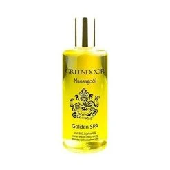 Greendoor Massageöl Golden SPA 100ml - Natur-reines BIO Jojobaöl & Aprikosen